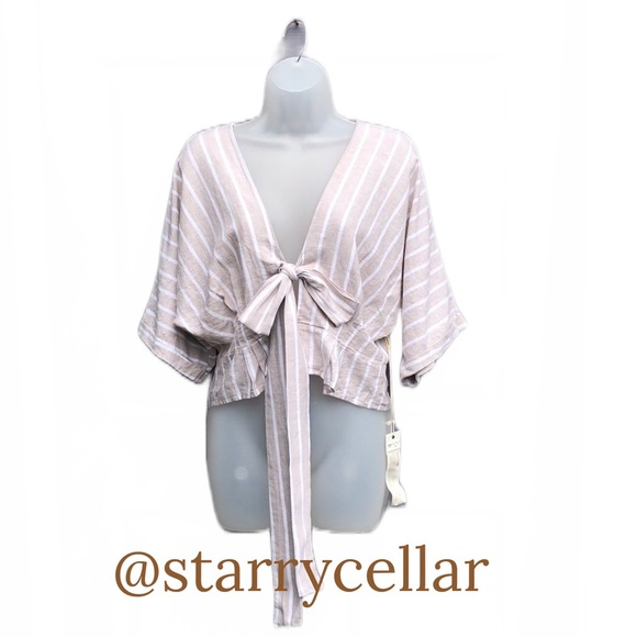 Happy Nature Tops - Happy Nature Linen top nwt